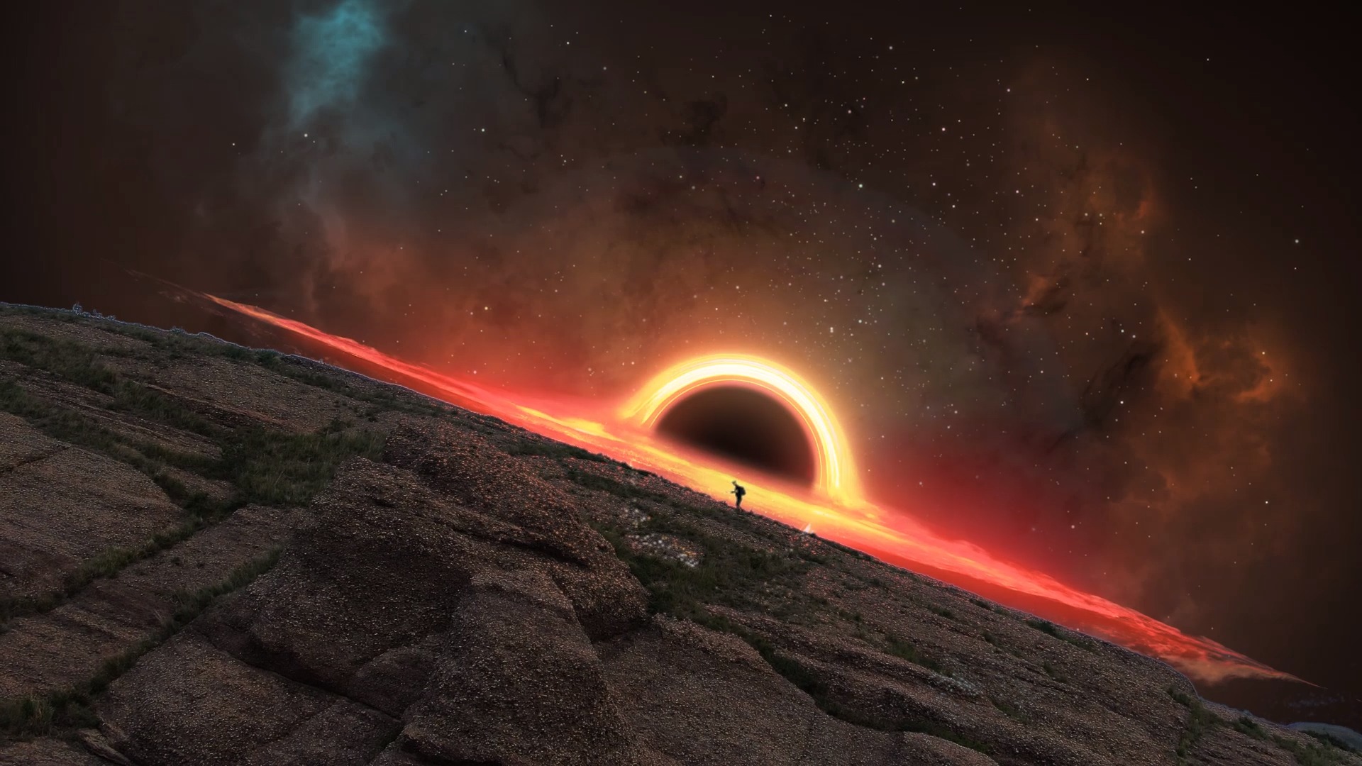 在#pr剪辑 #影视后期制作 上添加的宇宙星空素材,制作的一个实验作品.