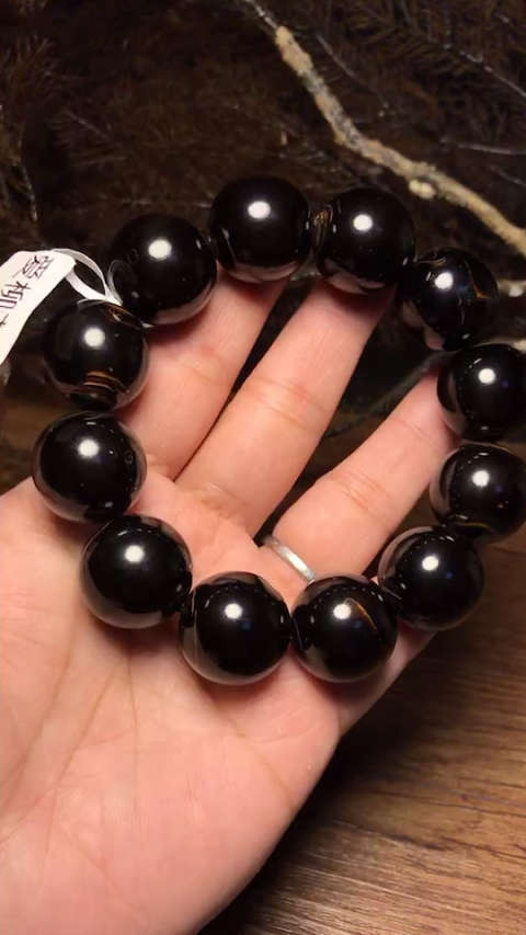 黑珊瑚活血柳2.0手串