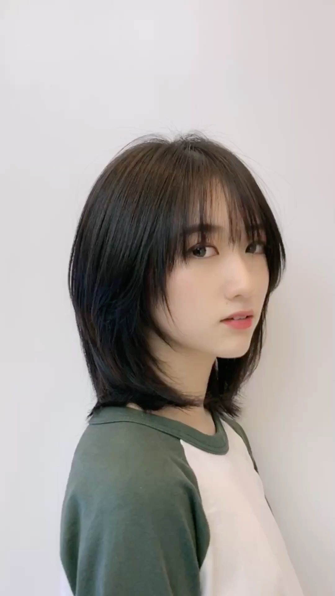 辛芷蕾发型#锁骨发加上高层次可以让你的脸小一号