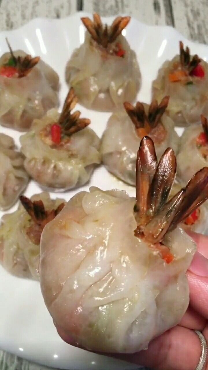 水晶虾包教程!78喜欢关注,每天更新美食!