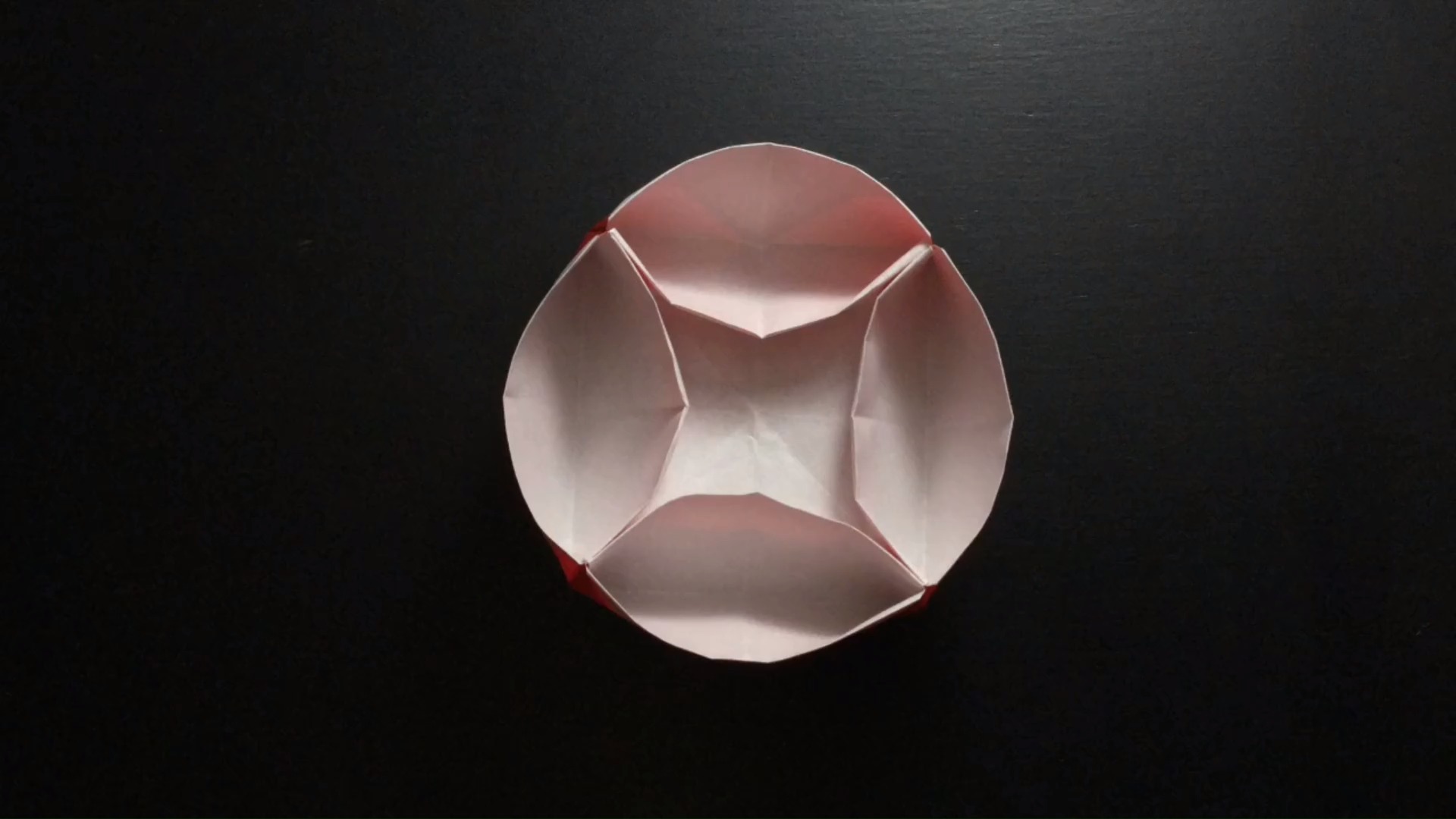 折纸教程-五格托盘