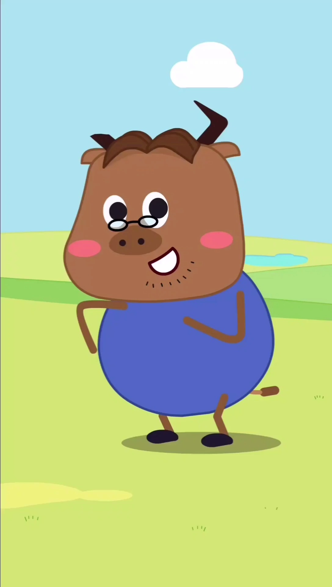 牛爸爸这么喜欢化妆,原来他的真面目是他!#变身 #搞笑