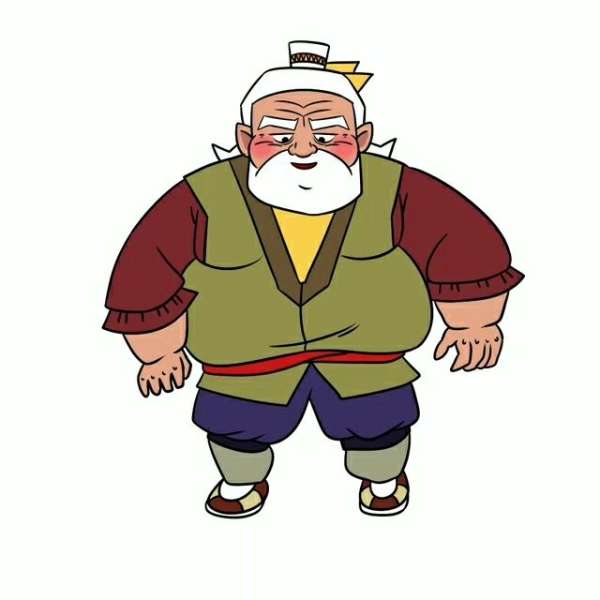 如果葫芦娃里的爷爷变胖了,会是什么样子呢?