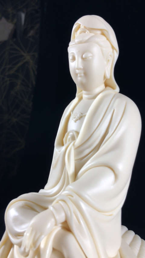 三十三观音之"蛤蜊观音"/玉黄瓷/林建胜