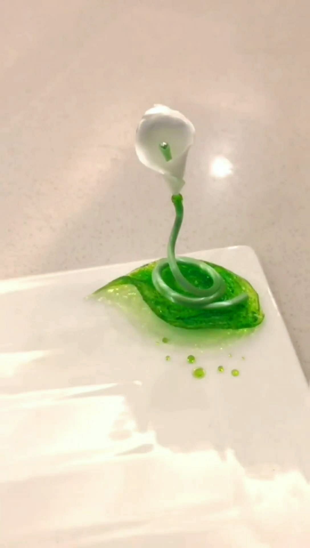 糖艺马蹄莲制作过程你喜欢吗