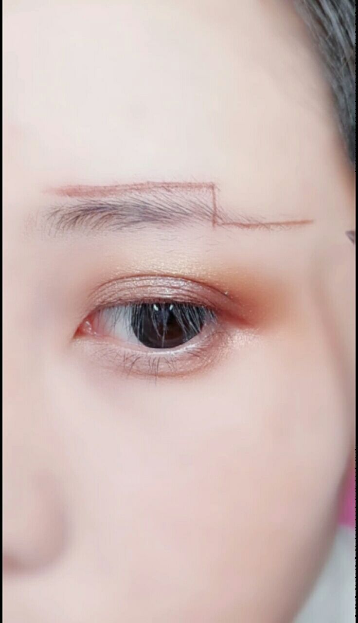 标准网红大宽眉型,简单易学