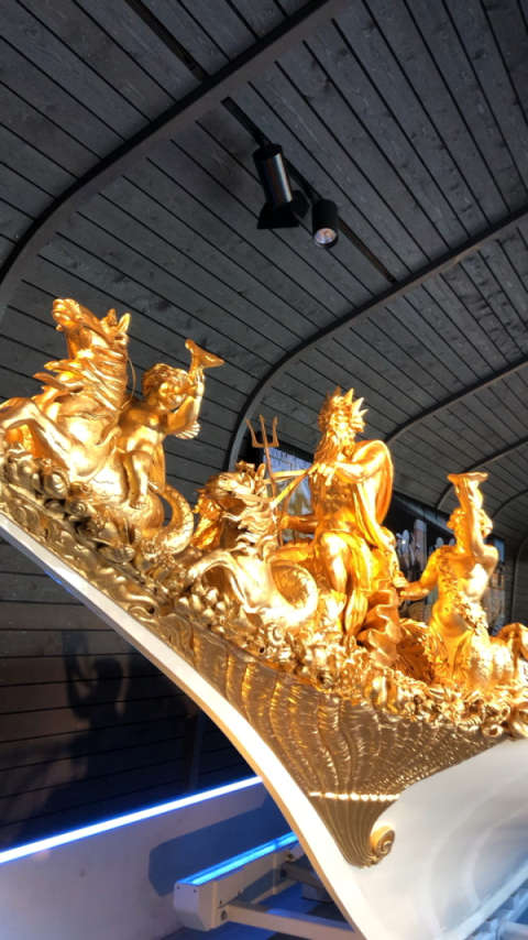 皇家的金船,工艺好精致.