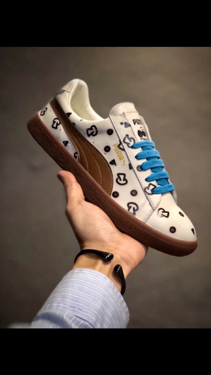 puma x tyakasha clyde彪马 x 塔卡沙 联名款复古松糕鞋 刘雯大表姐上