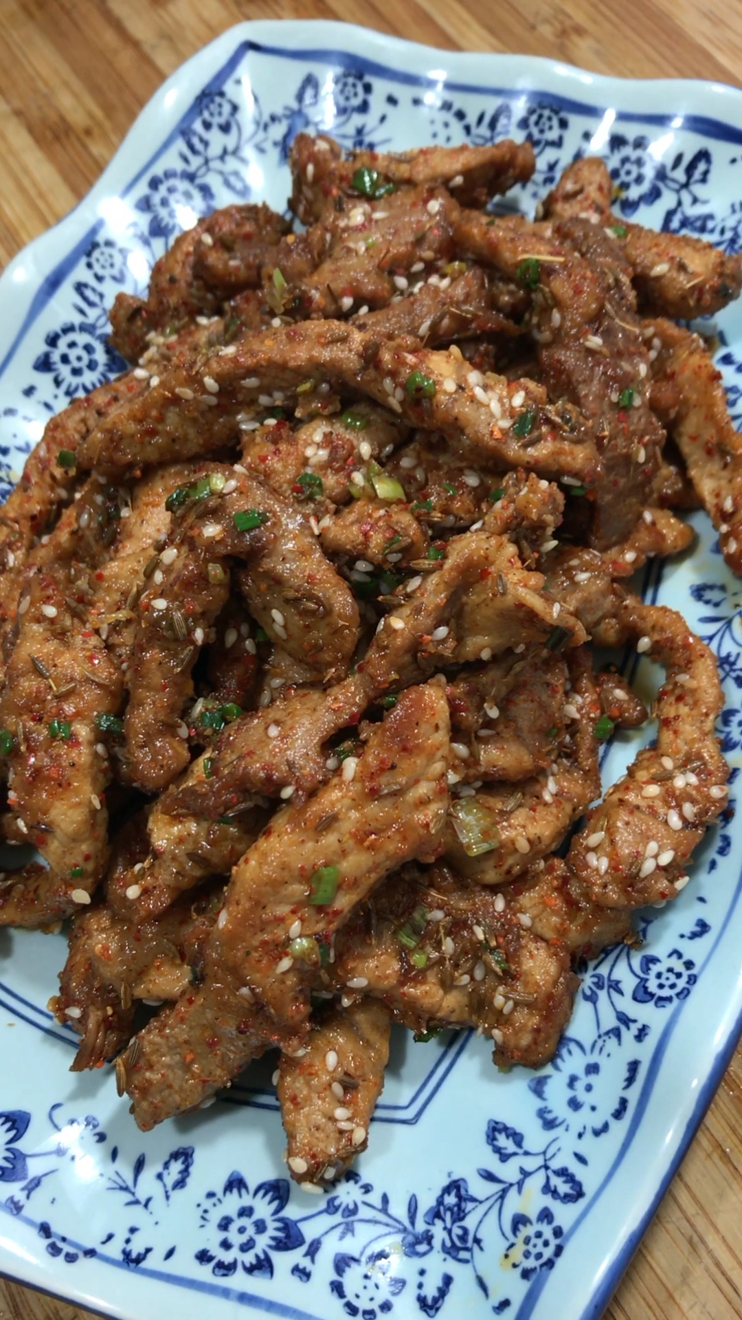 香辣里脊肉条教程