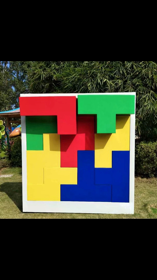 日韩综艺秀 大型游戏展会 真人版俄罗斯方块 拼图 暖场搞活动道具