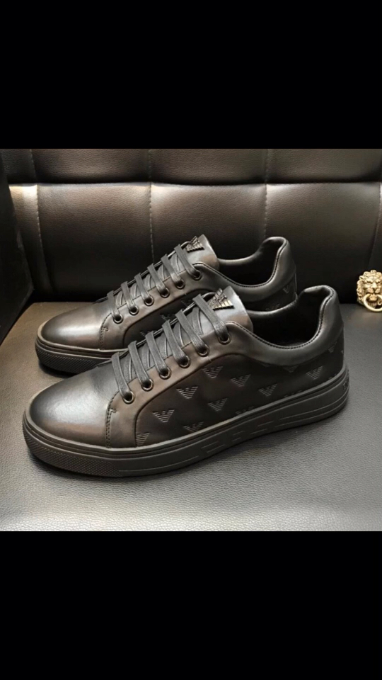 9595【 armani 】阿玛尼 99男鞋高端品牌 官网1:1最新力作:鞋面