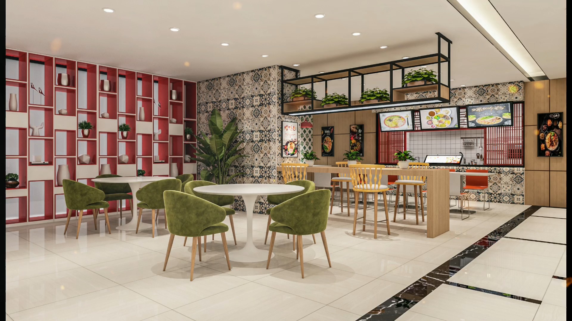 装修 #餐厅设计 #施工 #装修效果图 #螺蛳粉#螺蛳粉