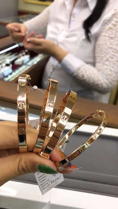 卡地亚手镯紫金打造卡扣版,必须种草91