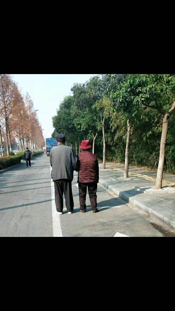 路边看到一对老夫白头相守,真好!不知道断舍离从何而来