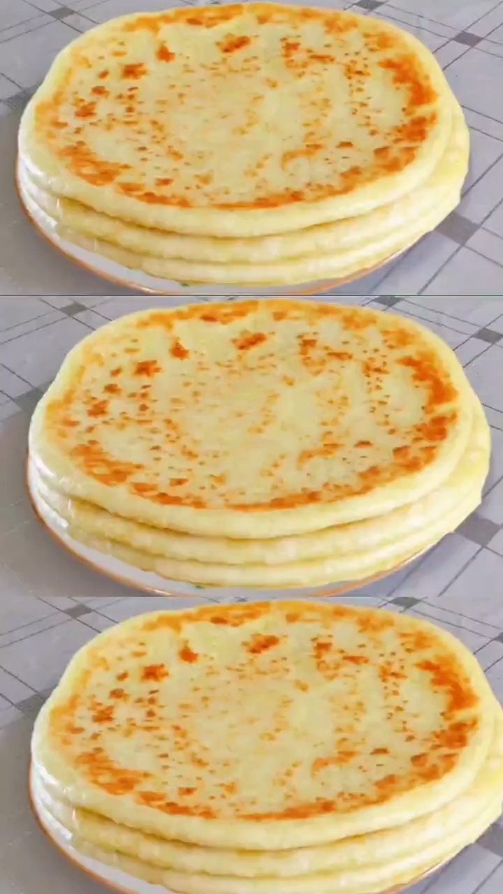 农村人最爱吃的大油饼,简单叠一叠,柔软多层,天天吃都不腻