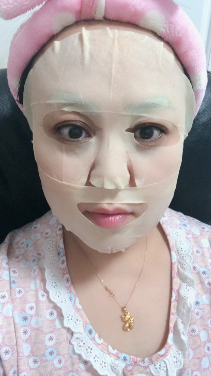 我的颜面膜时间,今天敷祛斑面贴,颜面膜专业祛斑,双截式设计有效提拉