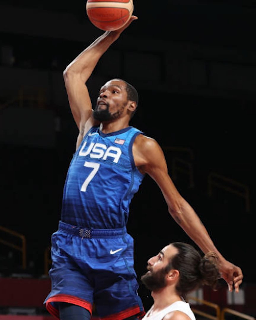 巅峰杜小帅的状态 杜兰特crossover中路突破单臂暴扣