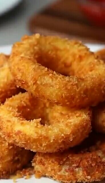 新式油炸洋葱圈,好吃不油腻