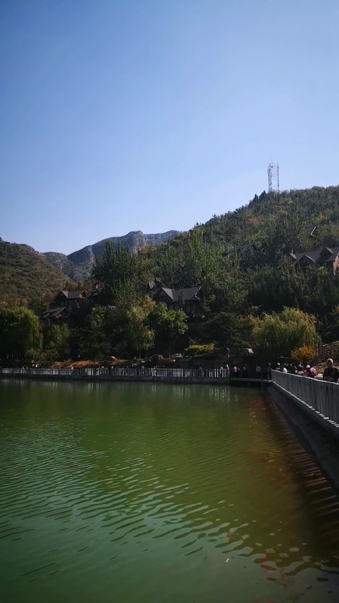 十月一游淄博潭溪山美景