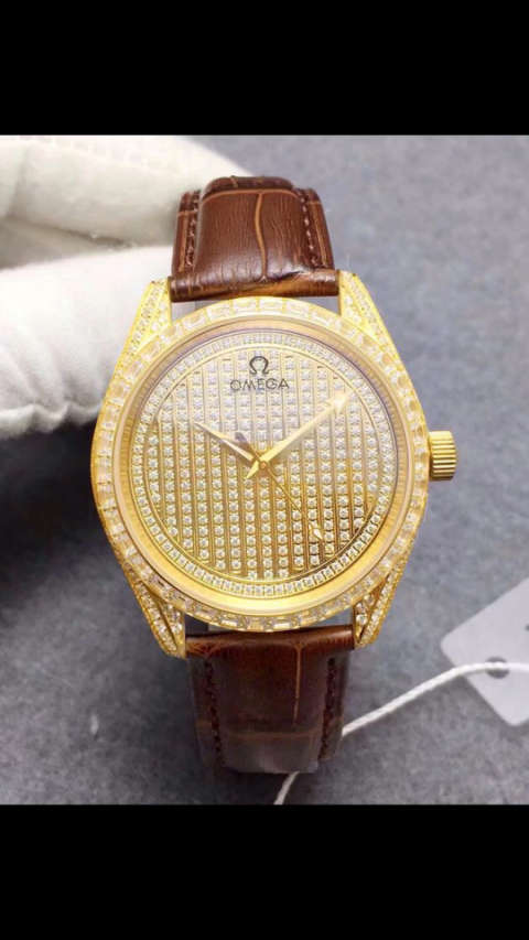 欧米茄满天星钻机械腕表.低调奢华有内涵