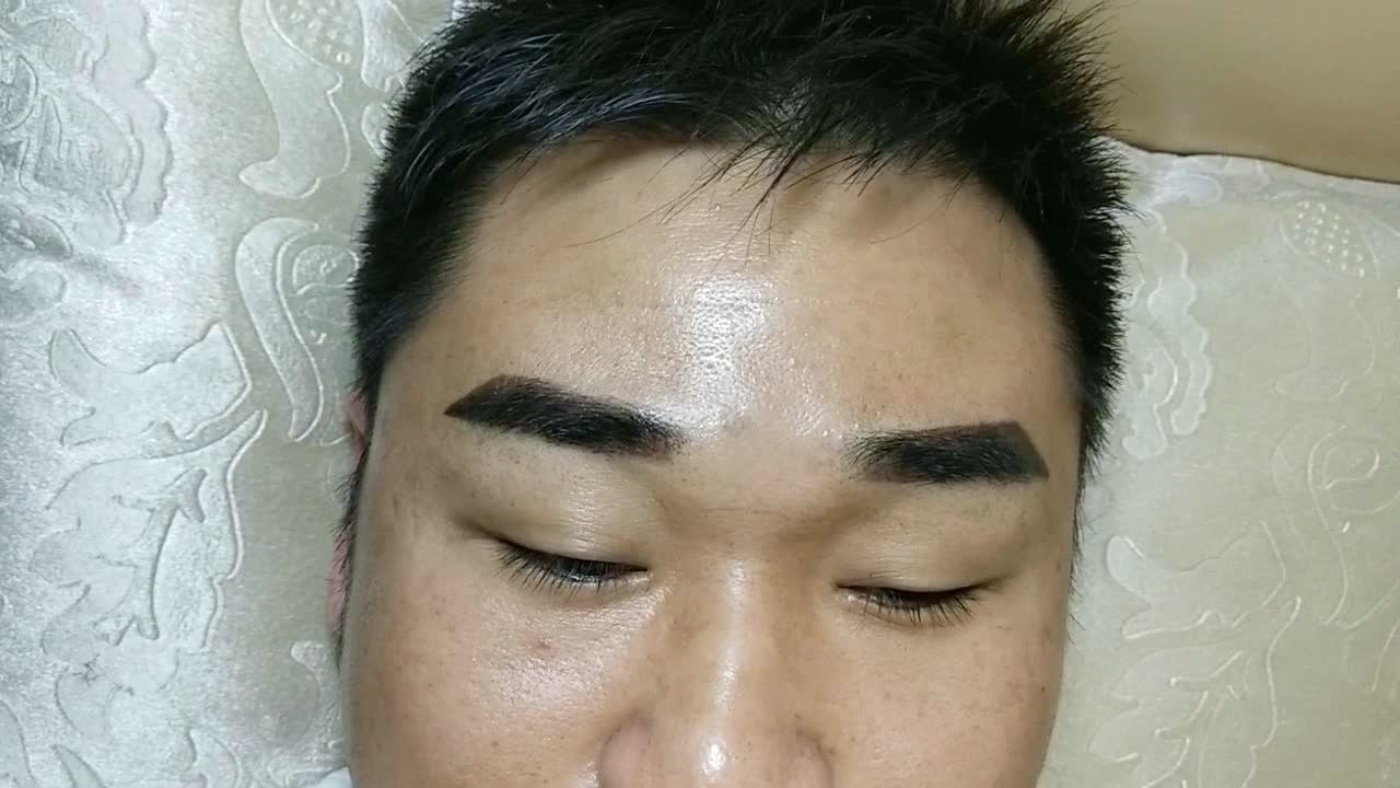 无滤镜,男士开运眉即刻效果