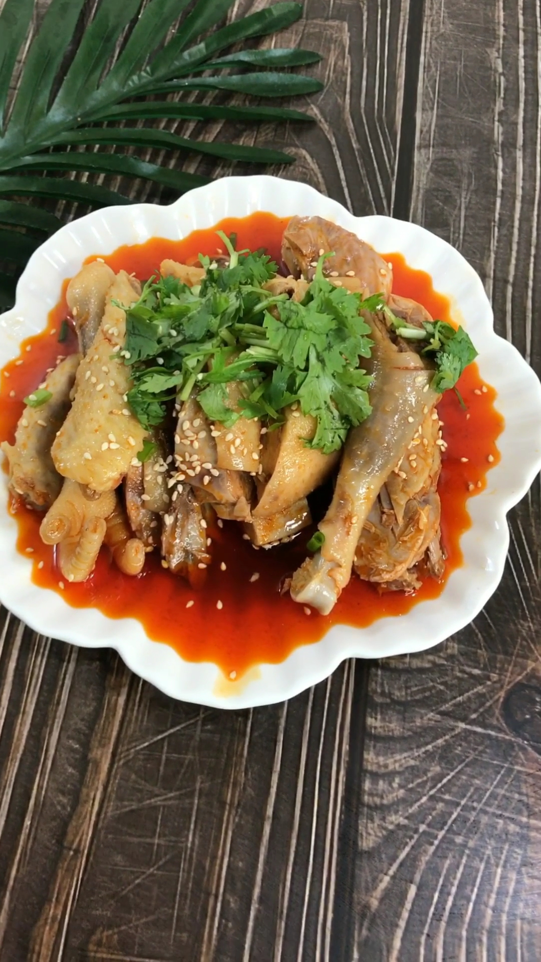 口水鸡是四川特色菜肴 麻辣鲜香非常爽口