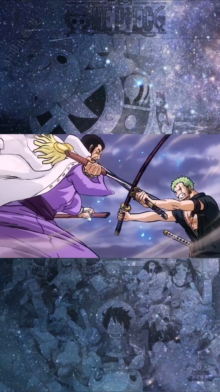 索隆对抗海军大将藤虎,画面美爆了