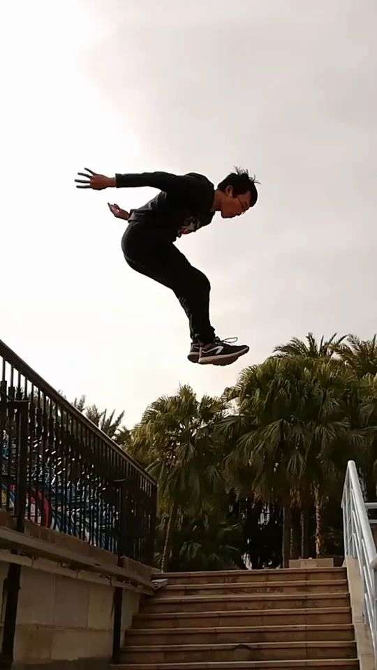 我的跑酷经典动作猩猩跳合集!