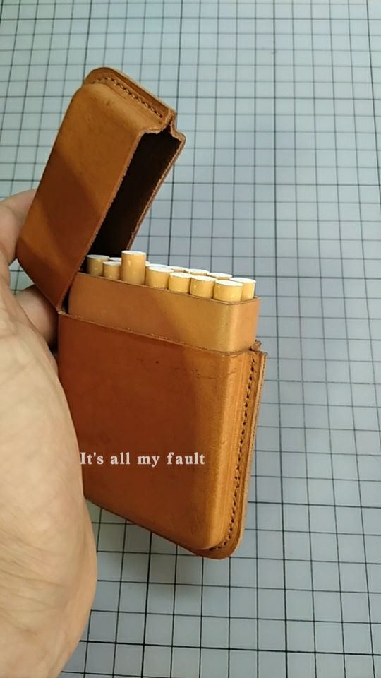 牛皮烟盒~~可传承的烟盒