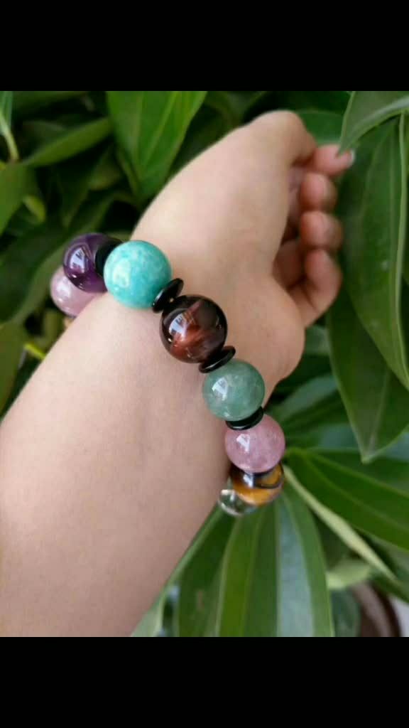 多宝石单圈手链9714里珠