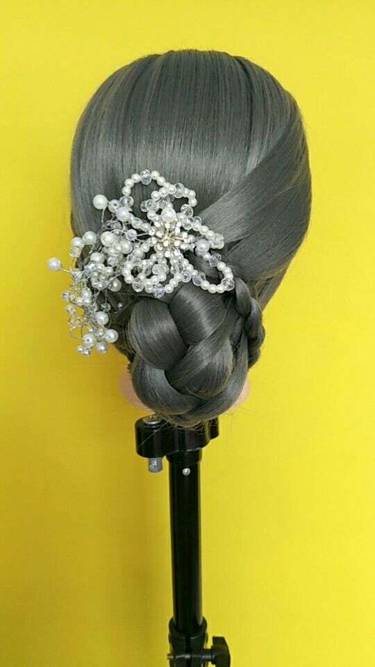 花样盘头,参加宴会的首选!