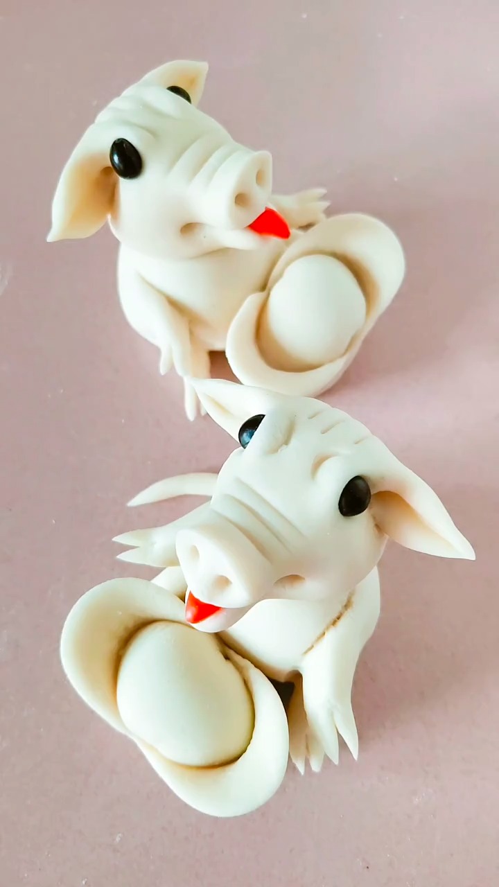 你会用面食做小猪吗?#花样面食