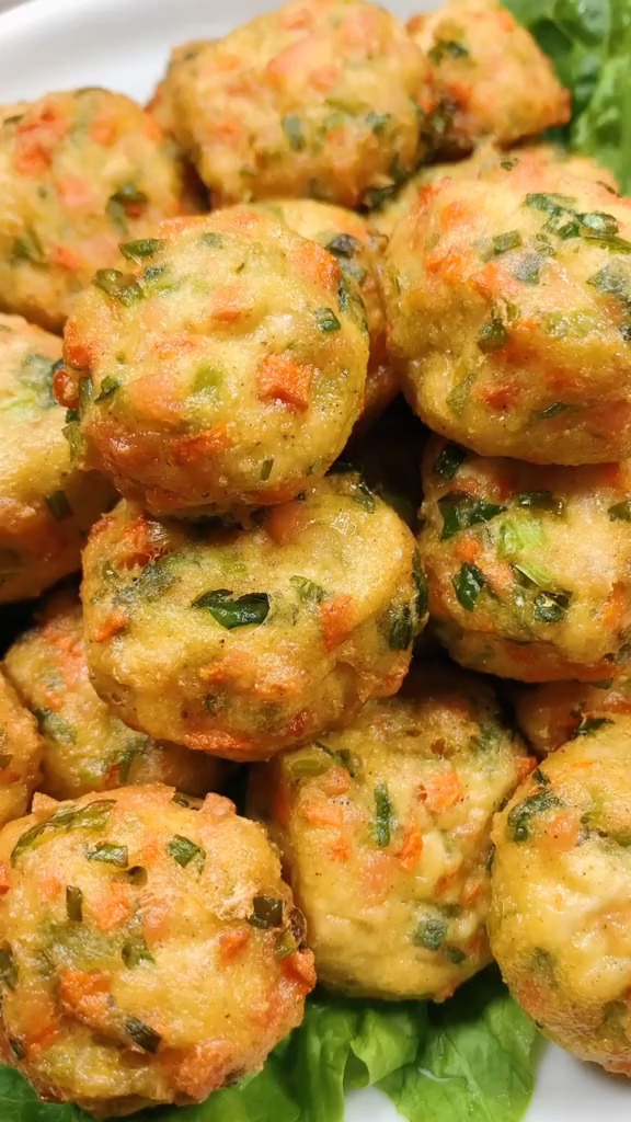 豆腐素丸子,拿肉都不换,太好吃了家人都爱吃在家支个小吃摊