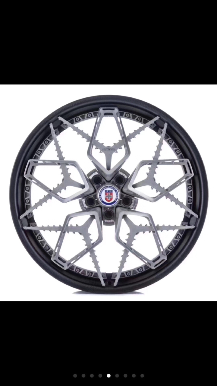 hre 全球首套采用3d打印技术制造的钛合金轮毂~ "hre 3d "成品钛合金