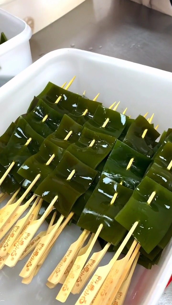 海带做串串,味道别提有多美!#串串香