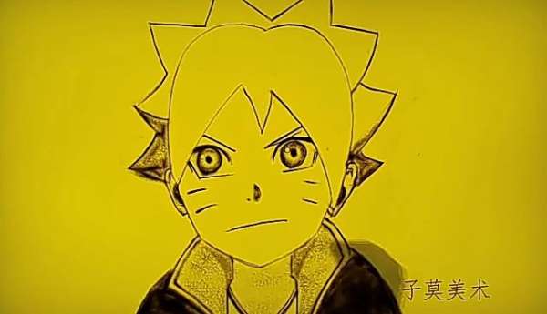 火影忍者漩涡博人之简单沙画教程