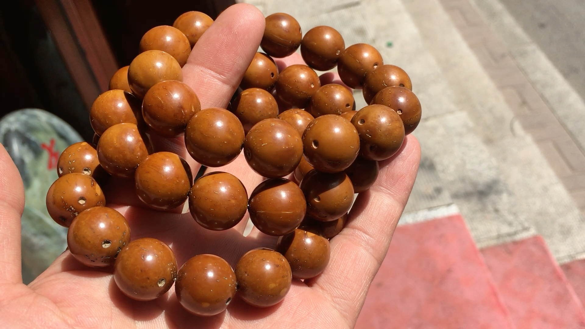 极品金黄色招财鼠菩提