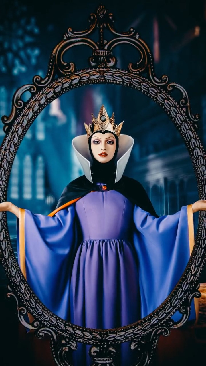 比起白雪公主,后妈是真香了!#白雪公主#后妈#仿妆#美妆