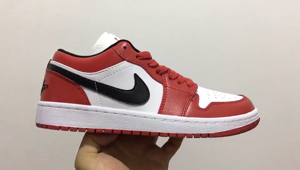 乔丹air jordan 1 low og aj1芝加哥低帮白红36-45
