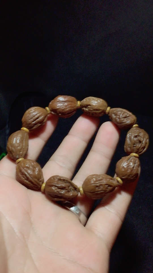 野生异形核桃手串