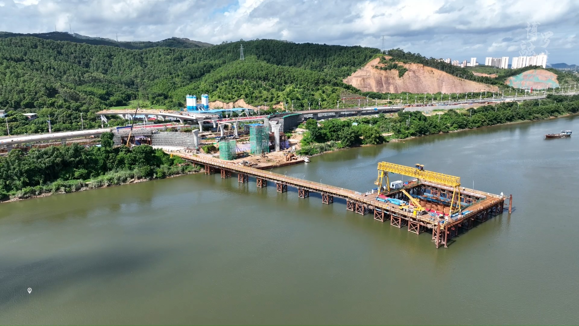 进入关键阶段!惠州博罗博中东江大桥最新进展来啦