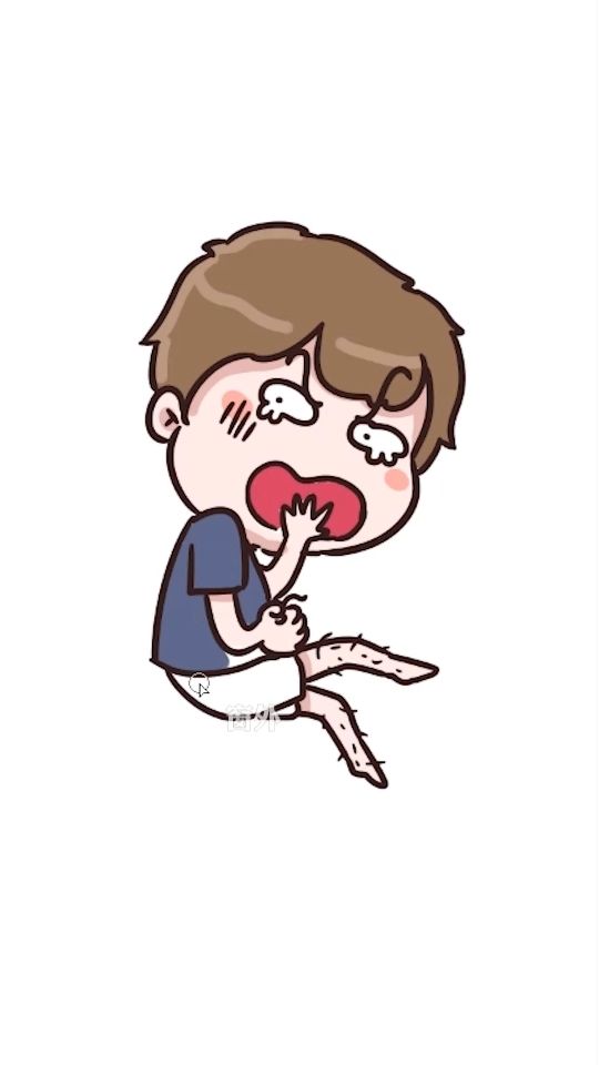 不知道是小哥哥看到了什么这么害怕,汗毛都立起来了