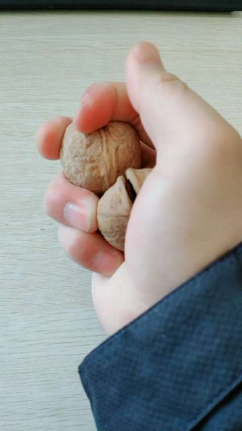 单手捏碎核桃?什么物理原理?97970303