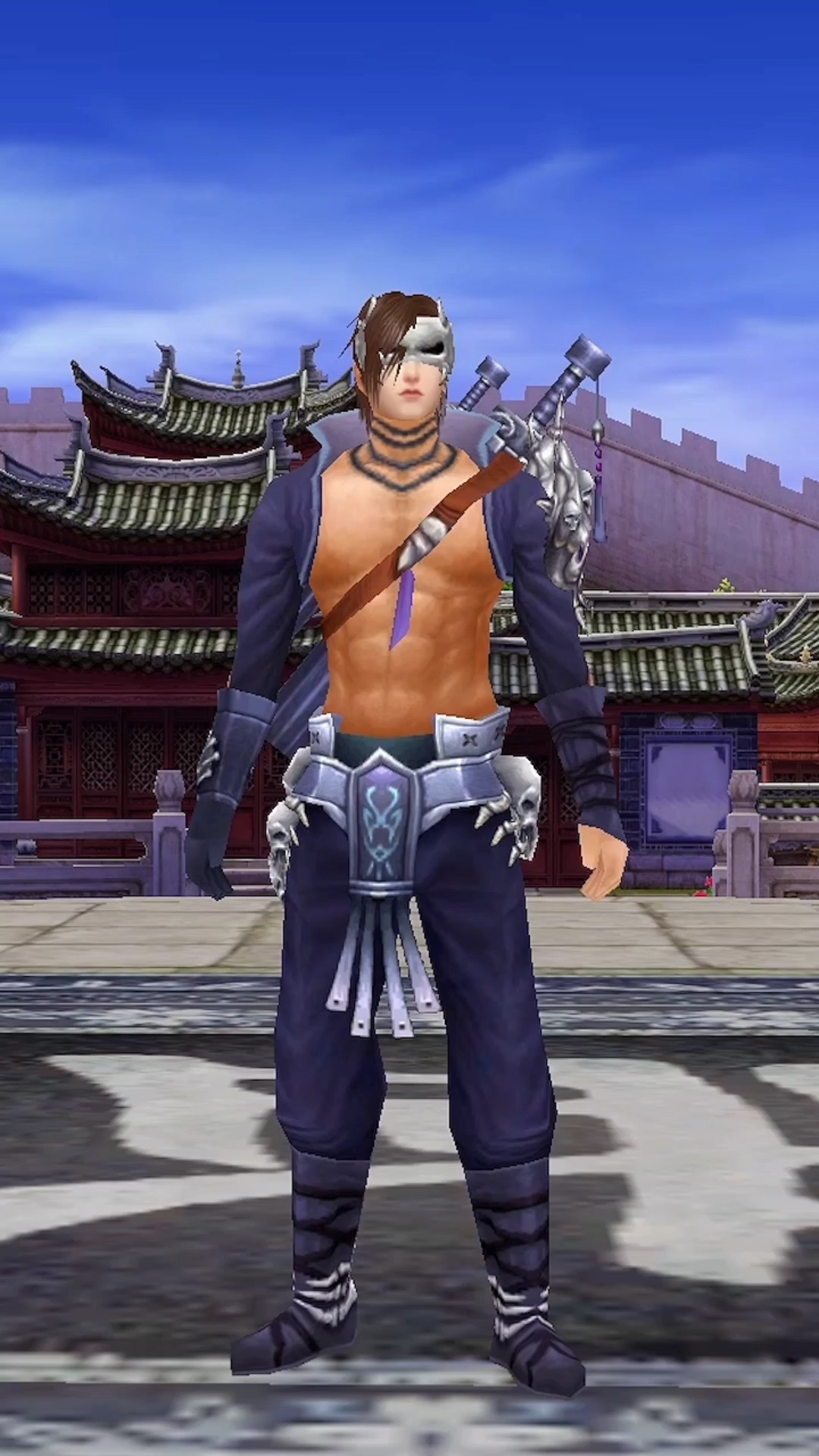 天龙八部时装 天龙经典时装——骷髅战甲,永远的神!