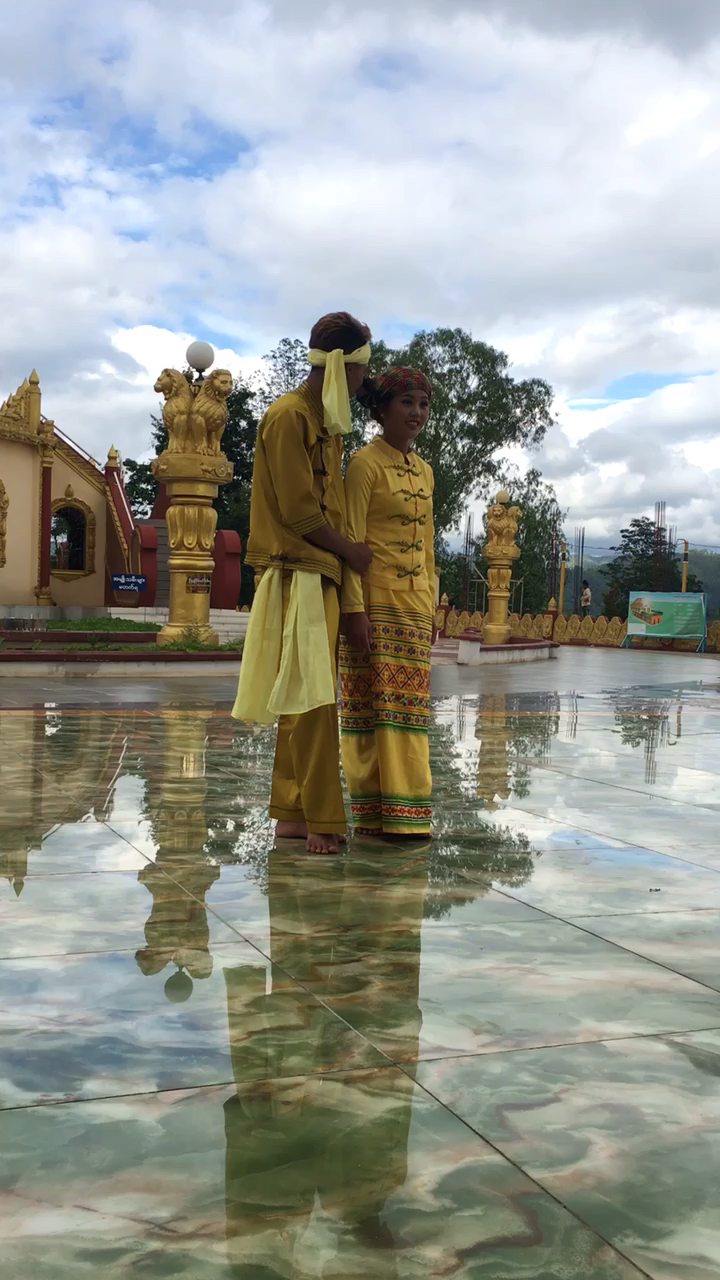 偶遇缅甸傣族新娘新郎结婚