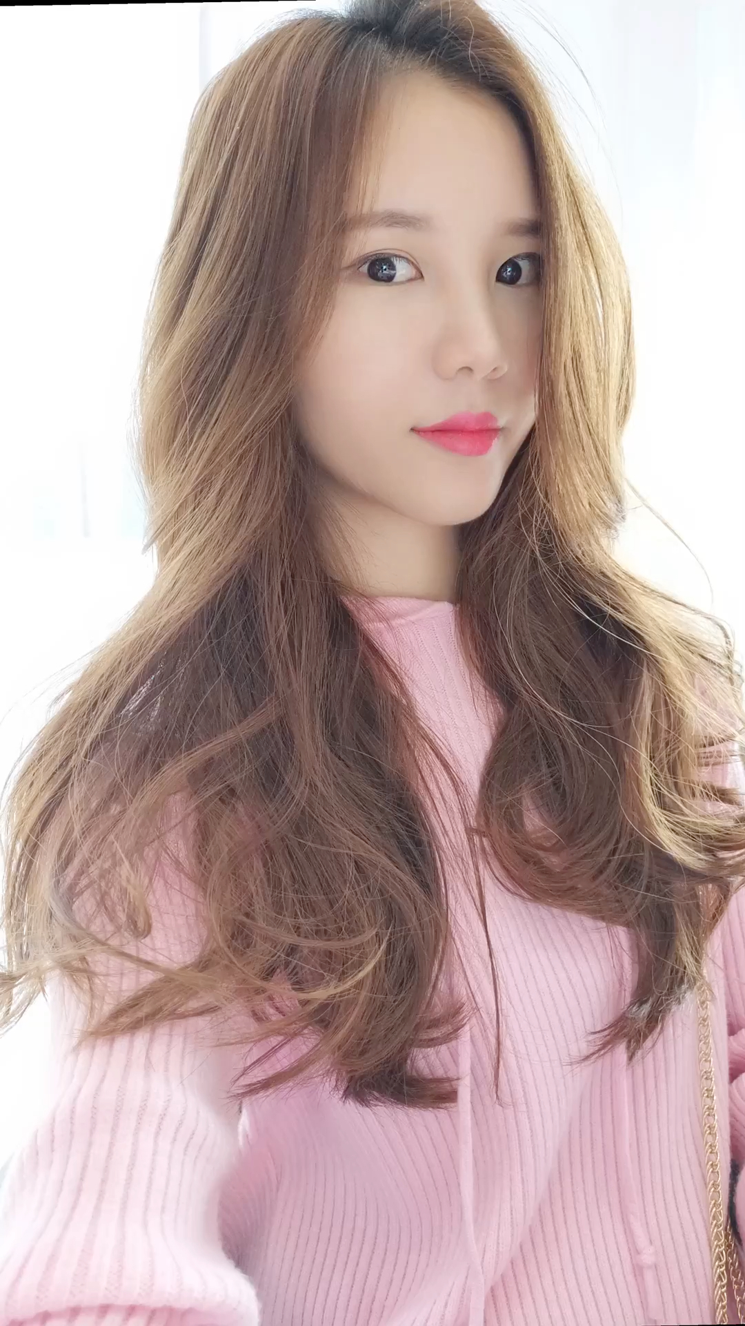 气质美女必备 金棕亚麻77长波浪卷