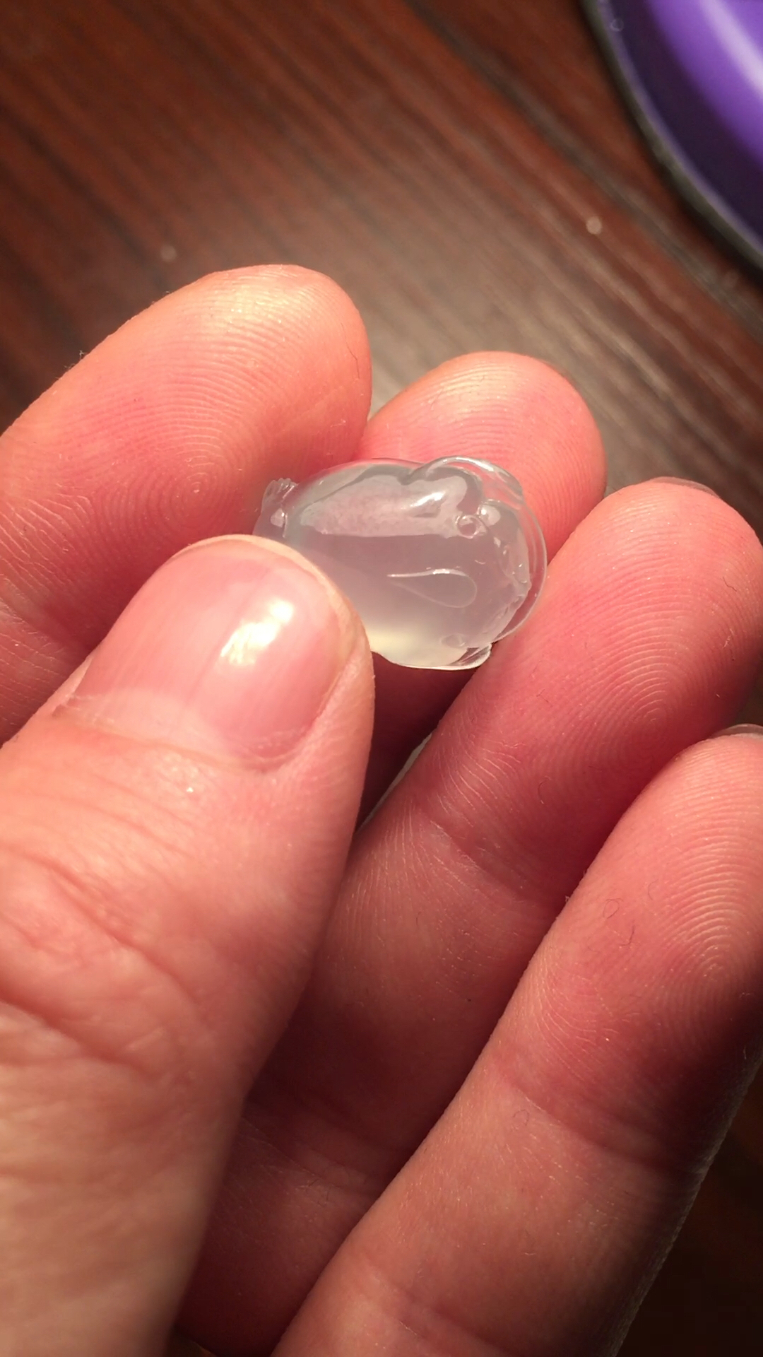 翡翠冰种三脚蟾,小巧精致,招财必备!