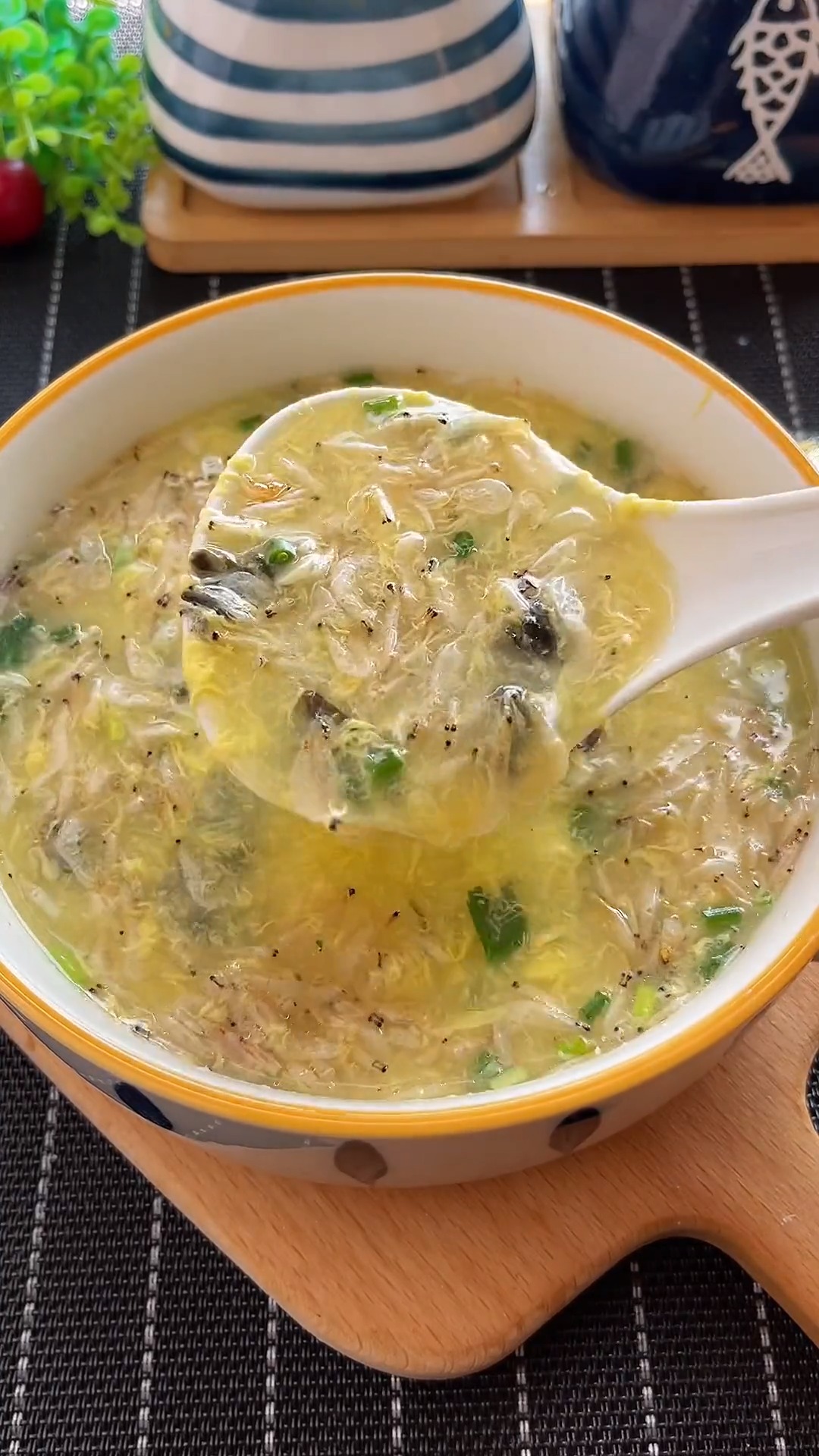 每个星期给小孩做碗虾皮蛋花汤,鲜香美味又营养!#2021美食分享