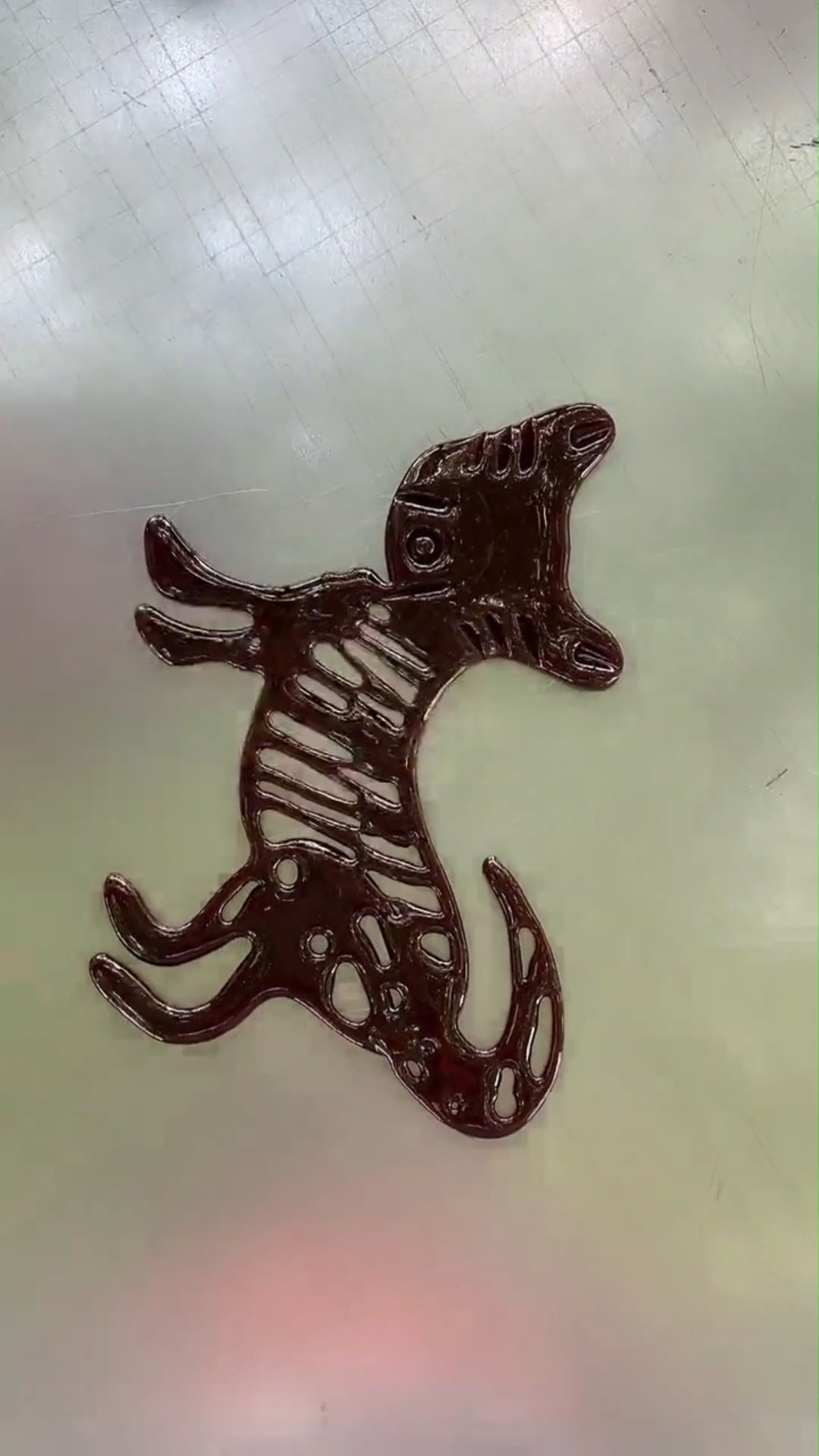 糖画制作猫咪,我画的猫咪怎么可能没有尾巴?#糖画