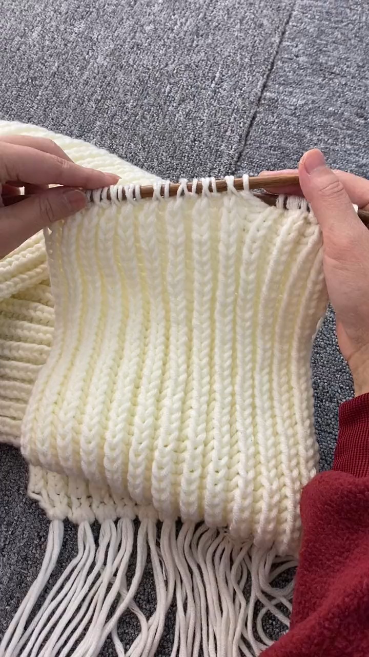 元宝针的编织方法